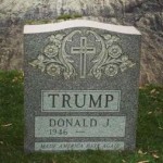 Трампу установили могильную плиту в Нью-Йорке