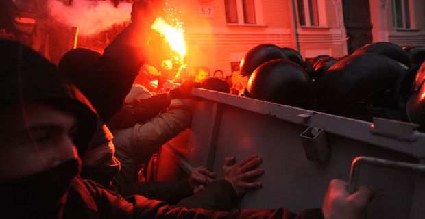 Украина протестующие