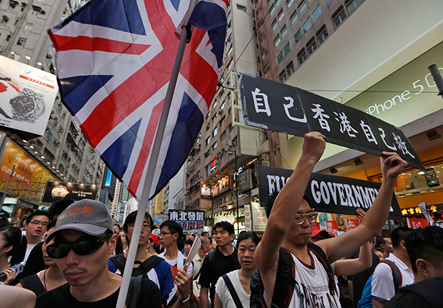 Hong Kong China Tension