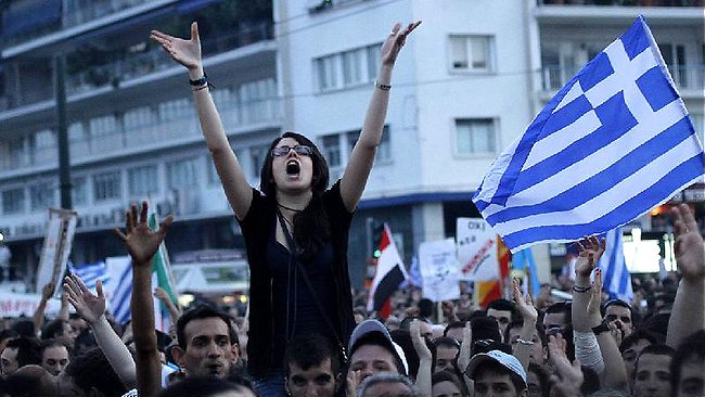 Греция протесты