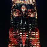 На небоскрёбе Нью-Йорка появилось изображение «Сатаны» (Видео)