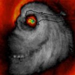 Американцы разглядели лицо в снимке урагана «Ирма»